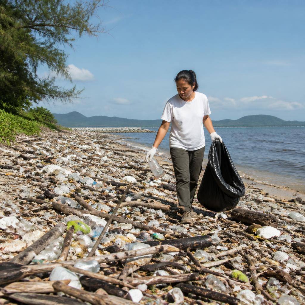 คู่มือลดไมโครพลาสติกในชีวิตประจำวันเพื่อปกป้องระบบนิเวศทางทะเล
